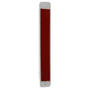 Wooden Mezuzah Case in Walnut Brown Color with Chain Decorations - Fits Any Klaf up to 12 cm