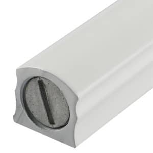 Classic Aluminum Mezuzah Case in Matte Silver - Fits Any Klaf Up to 12 cm