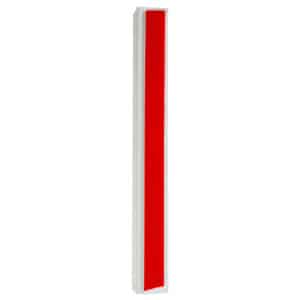 Classic Aluminum Mezuzah Case in Copper Color with Golden Shin Letter - Fits Any Klaf up to 12 cm