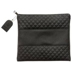 Black Faux Leather Tefillin Bag