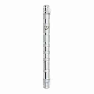 Metallic Galilee Mezuzah Case with Silver Stripes - Fits Any Scroll up to 12 cm