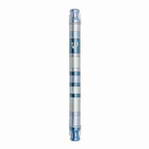 Metallic Galilee Mezuzah Case with Gray Stripes - Suitable for Any Klaf up to 12 cm