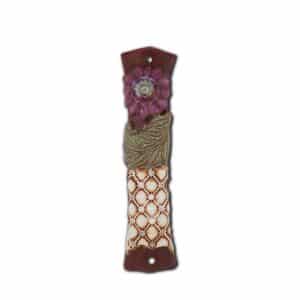 Ceramic Mezuzah Case 'Lilac'