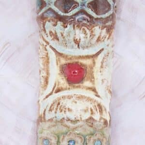Ceramic Mezuzah Case 'Emerald'