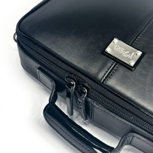 Tallit and Tefillin Bag made of Genuine Smooth and Thick Leather