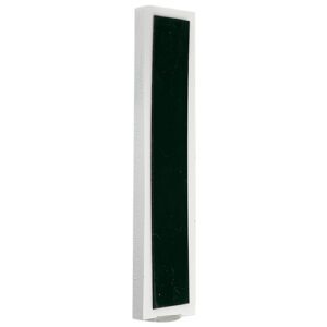 Modern Mezuzah Case Imitation Concrete with White Texture - Fits Any Scroll up to 15 cm