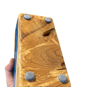 Megillah Case Olive Wood Combined with Epoxy - Handmade