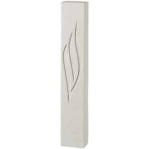 Stone-like Mezuzah Case in Marble Color with Fine Texture - Suitable for Any Scroll up to 20 cm