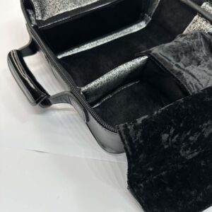 Real Leather Tallit and Tefillin Case with Spine Texture