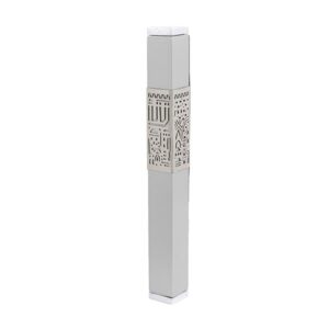 Matte Color Mezuzah Case with Jerusalem Cutout - Fits Any Scroll up to 12 cm