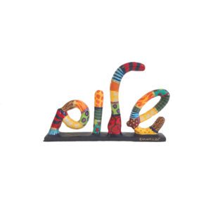Home Decoration - Colorful Hand-Painted 'Shalom' Letters