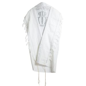 Tallit "Keter" - 100% Cotton with Silver Tones