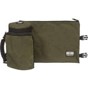 Rigid Thermal Tallit and Tefillin Set - Olive Green Fabric