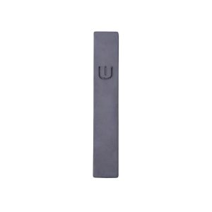 Architectural Concrete Mezuzah Case – Dvir Model, "Bereshit" Series in Graphite Gray – Suitable for Scroll up to 12 cm