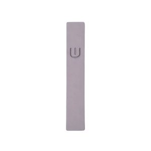 Architectural Mezuzah Case made of Concrete – Dvir Model, "Beresheet" Series in Antique Gray – Fits scrolls up to 12 cm