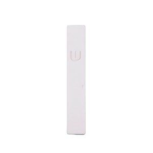 Architectural Concrete Mezuzah Case – Dvir Model, "Bereshit" Series in Pearl Cream Color – Fits Scrolls Up to 12 cm