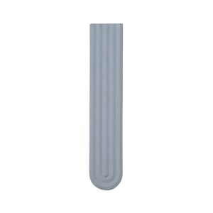 Architectural Concrete Mezuzah Case – Moriah Model, "Bereshit" Series in Antique Gray – Fits a Scroll up to 12 cm