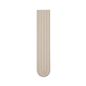 Architectural Concrete Mezuzah Case – Moriah Model, "Bereshit" Series in Desert Sand Color – Fits Parchment up to 12 cm