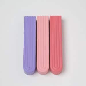 Architectural Beton Mezuzah Case – Moriah Model, "Lights" Series in Coral Color – Suitable for Scroll up to 12 cm