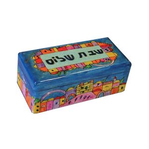 Travel Shabbat Candlesticks in a Box - Shabbat Shalom
