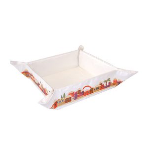 Foldable Fabric Tray, Colorful Jerusalem