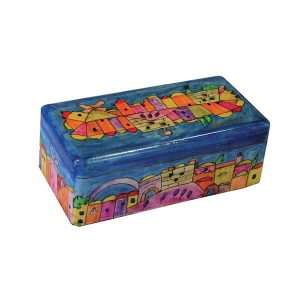 Travel Shabbat Candlesticks in a Box - Jerusalem
