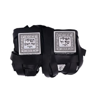 Tallit and Tefillin Set, Golden Style