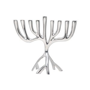 Small Tree of Life Hanukkah Menorah, 20 cm