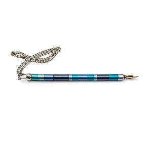 Torah Pointer (Yad) - Blue Stripes