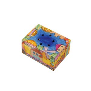 Painted Besamim Box - Jerusalem