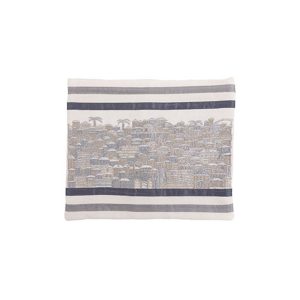 Tefillin Bag with Silver Jerusalem