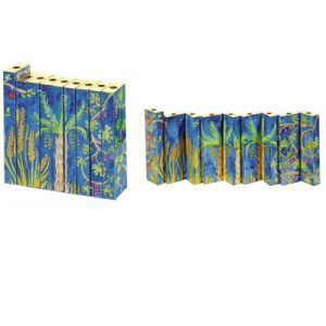 Accordion Hanukkah Menorah with Seven Species