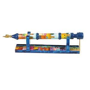 Torah Pointer (Yad) with Stand - Jerusalem