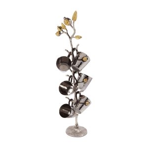Kiddush Cup Stand - Pomegranate Branch