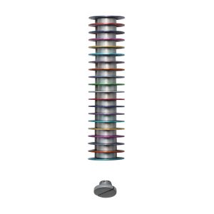 20-Disc Mezuzah Case, Colorful
