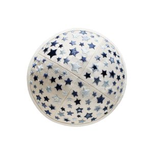 Children's Kippah with Stars, White