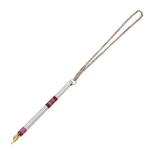 Torah Pointer (Yad) - 8 Burgundy Rings