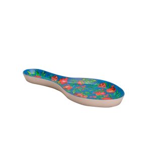 Bamboo Spoon Rest - Pomegranates on Blue
