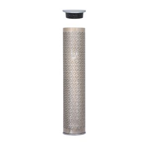 Cutout Magen David Mezuzah Case in Silver