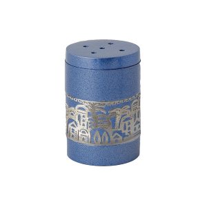 Salt Dish - Blue, Jerusalem View