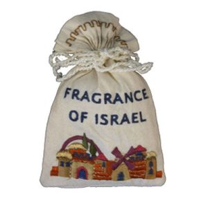 Embroidered Besamim Pouch - Fragrance of Israel