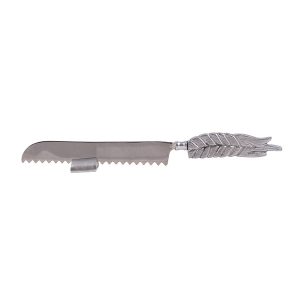 Aluminum Challah Knife in Wheat Ear Shape