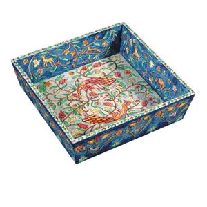Peacock Matzah Plate