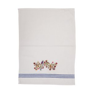 Matching Netilat Yadayim Towel, Birds