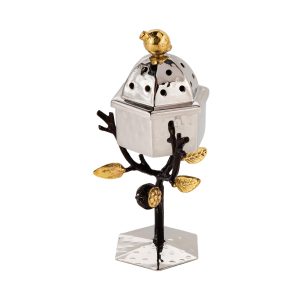 Stainless Steel Spice Tower on a Pomegranate Tree