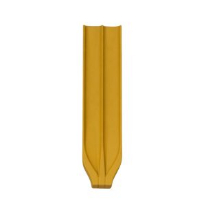 Architectural Concrete Mezuzah Case - Bashan Model, "Orot" Series in Ochre Gold - Fits a Mezuzah Scroll up to 12 cm