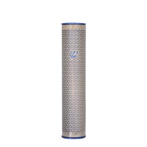 Cutout Magen David Mezuzah Case in Blue