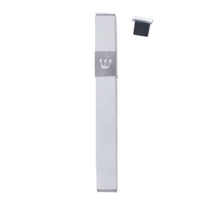White Shin Mezuzah Case