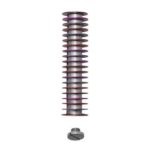 20-Disc Mezuzah Case, Burgundy