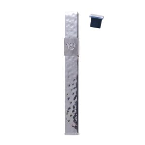 Hammered Shin Mezuzah Case